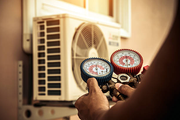Professional Hvac technician working in Granville, NY